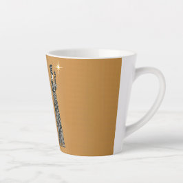 Caneca De Café Latte Três Reis Magos Preto e Branco Natal Natividade