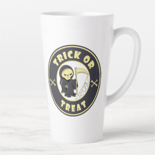 Caneca De Café Latte Trick ou trata o personagem de "Cristo de Cristo"