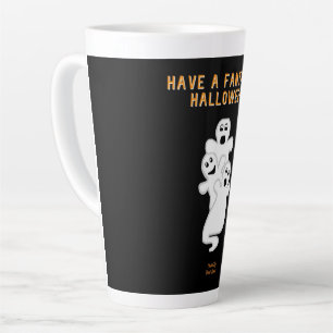 Caneca De Café Latte Trickster Fantasma Lata Grande
