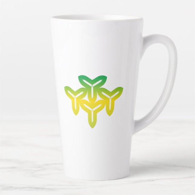 Caneca De Café Latte Trilâmina Gótica (Direita)