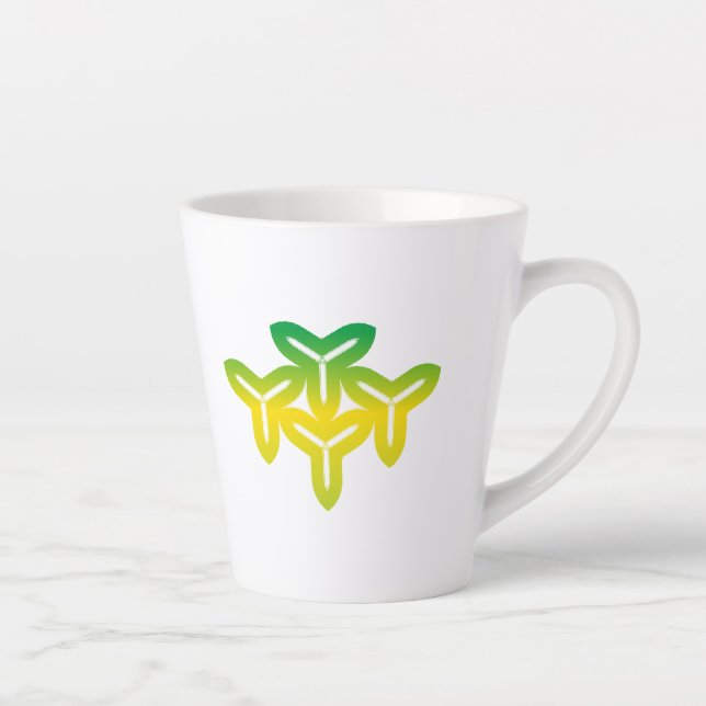 Caneca De Café Latte Trilâmina Gótica (Direita)