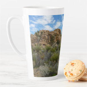 Caneca De Café Latte Trilha Barker Dam Loop no Parque Nacional Joshua T