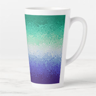 Caneca De Café Latte Trippy Ripply Funky Boho MLM Homens que Amam Homen