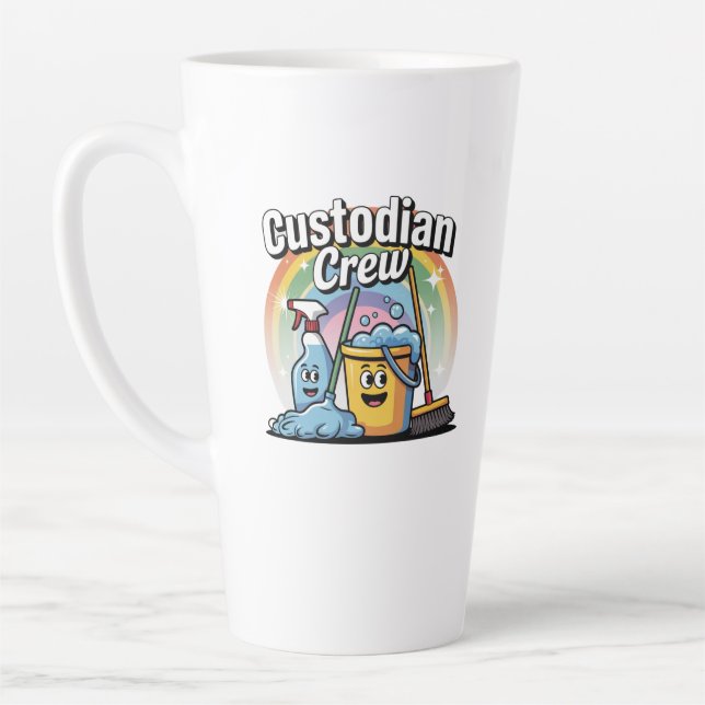 Caneca De Café Latte Tripulante de custódia (Esquerda)