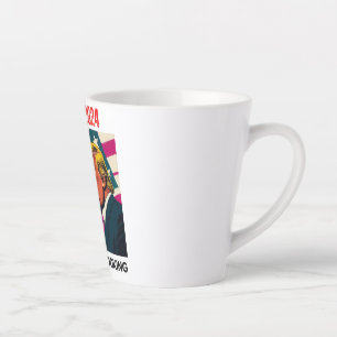 CANECA DE CAFÉ LATTE TRUMP 2024 ESTOU MELHOR PROCURANDO