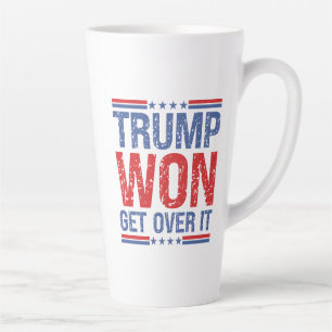 Caneca De Café Latte Trump Ganhou Supere Isso 