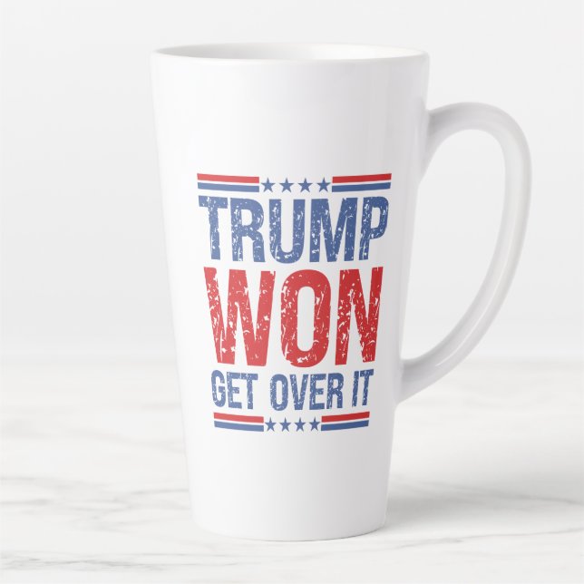 Caneca De Café Latte Trump Venceu Se Fazer Com Isso  (Direita)