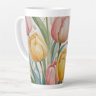 Caneca De Café Latte Tulip Reverie