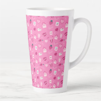 Caneca De Café Latte Tumbler Floral Personalizado - Casamento e Uso Diá