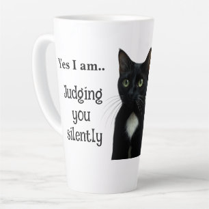 Caneca De Café Latte Tumg De Cerâmica Preto Fundido