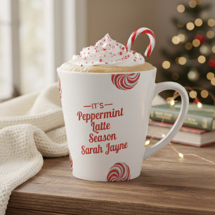Caneca De Café Latte Turma de Feriado de Natal Personalizado
