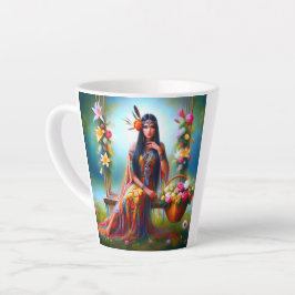Caneca De Café Latte Um Cheio de amor e luz