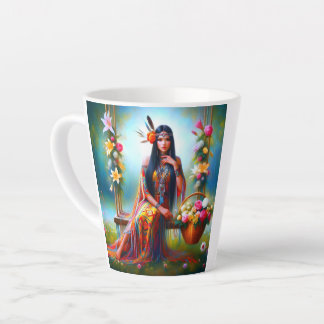Caneca De Café Latte Um Cheio de amor e luz
