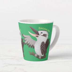 Caneca De Café Latte Um desenho animado e engraçado
