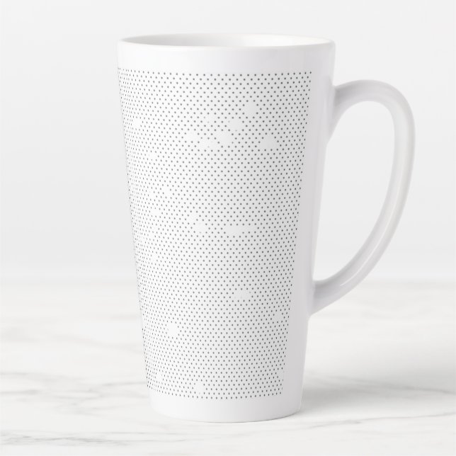 Caneca De Café Latte Um design moderno com uma combinação elegante de w (Direita)