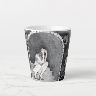 Caneca De Café Latte "Um dia com seus demônios"