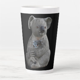 Caneca De Café Latte Um Embraço de Mãe