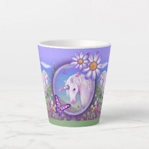Caneca De Café Latte Um paraíso roxo Latte Mug