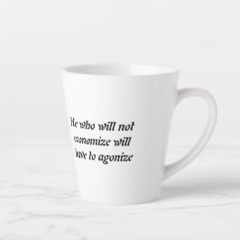 Caneca De Café Latte Um Sip Sensível: Uma Taça para o Amor