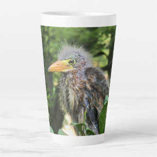 Caneca De Café Latte Uma erva verde