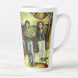 Caneca De Café Latte Uma Fase de ChapeI Sistina de um ChaIIenge