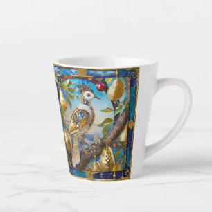Caneca De Café Latte Uma Perdiz numa Pereira