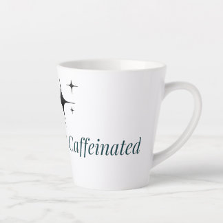 Caneca De Café Latte Unbothered and Caffeinated Mug