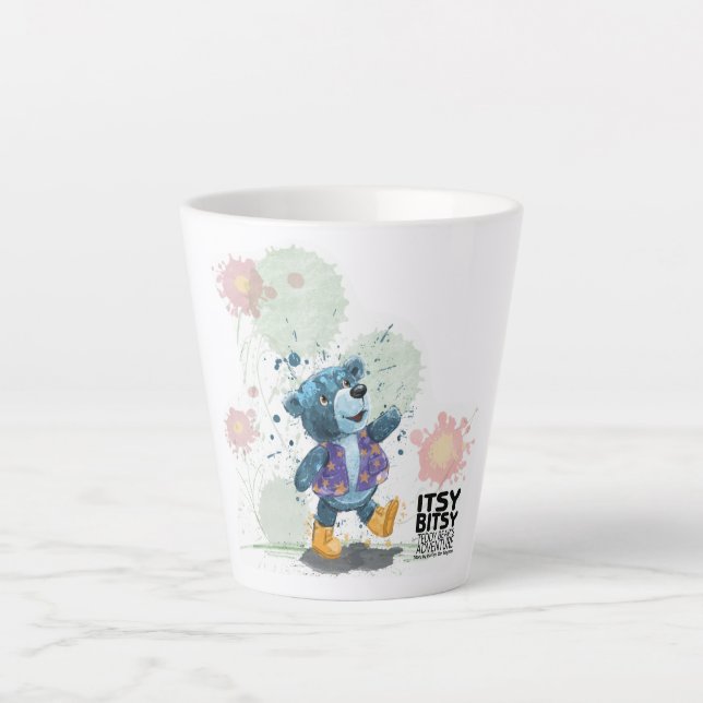 Caneca De Café Latte Ursinho De Teddy Sellie (Frente)