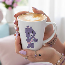 Caneca De Café Latte Urso