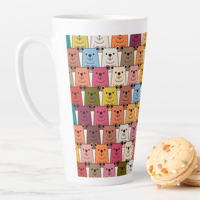 Caneca De Café Latte Urso de Teddy (In Situ)