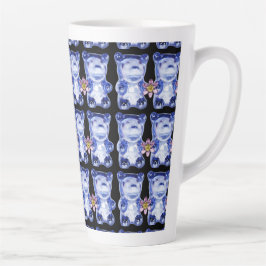 Caneca De Café Latte urso estilo jóia