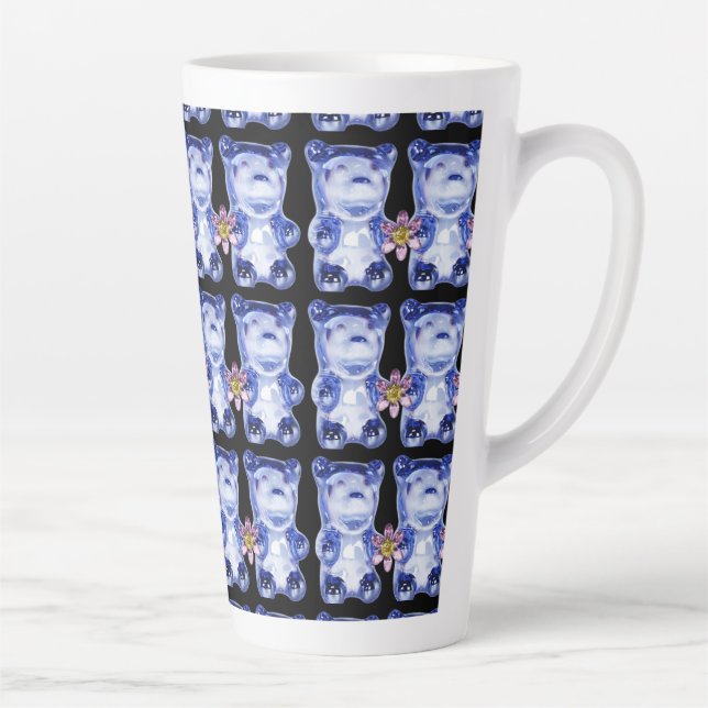 Caneca De Café Latte urso gem (Direita)