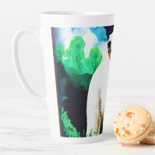 Caneca De Café Latte Urso Polar na Selvagem. Compre agora