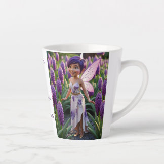 Caneca De Café Latte Uva Hyacinth Fairy