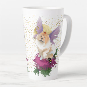 Caneca De Café Latte VÁ-ME ATÉ À LUA - Lata de vaca branca