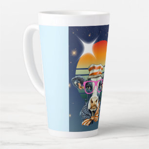 Caneca De Café Latte Vaca Americana