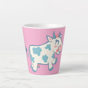 Caneca De Café Latte Vaca-branca
