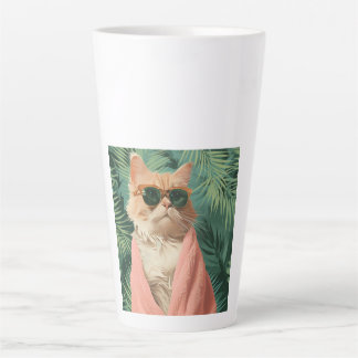 Caneca De Café Latte Vacinação de Gengibre legal Víbias estéticas