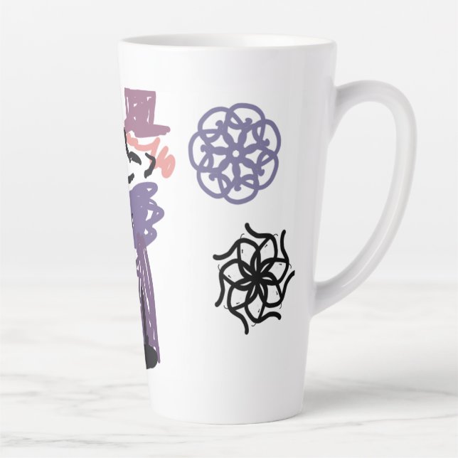 Caneca De Café Latte Valentine joy (Direita)