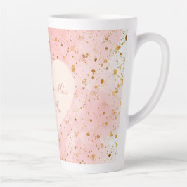 Caneca De Café Latte Valentine's Day, Do You Miss Me Too,Pink Love Hear