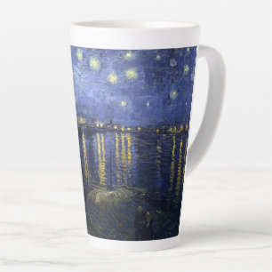 Caneca De Café Latte Van Gogh Starry Night Over the Rhone