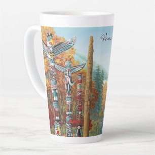 Caneca De Café Latte Vancouver Souvenir Copas Mugs Personalizados
