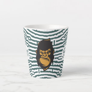 Caneca De Café Latte Vanilla Gorilla Pequeno Latim Cama Cerâmico