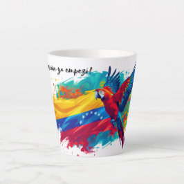 Caneca De Café Latte Venezuela libre – Orgullo y esperanza venezolana
