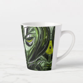 Caneca De Café Latte Verdant Steel Profile  