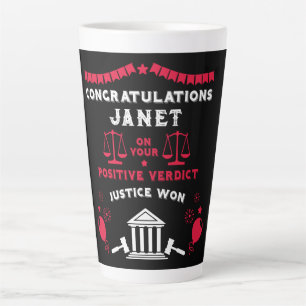 Caneca De Café Latte veredicto do Tribunal parabéns