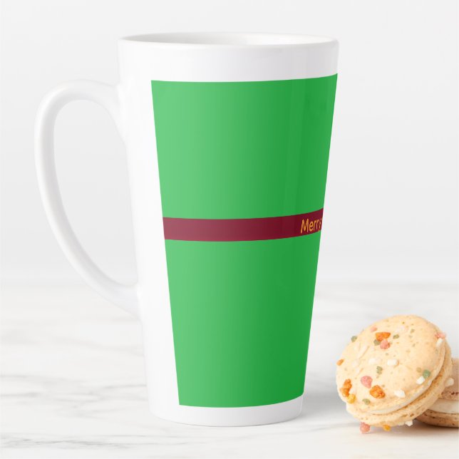 Caneca De Café Latte Vermelho e Verde (In Situ)