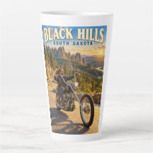 Viagem de Moto Chopper pelas Black Hills de Dakota
