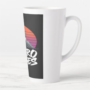 Caneca De Café Latte Vibes do Cairo Antigo   Estilo de Rua Egípcio & Vi