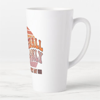 Caneca De Café Latte Vibrações de Basquete Apenas Pôr do Sol Vintage Es